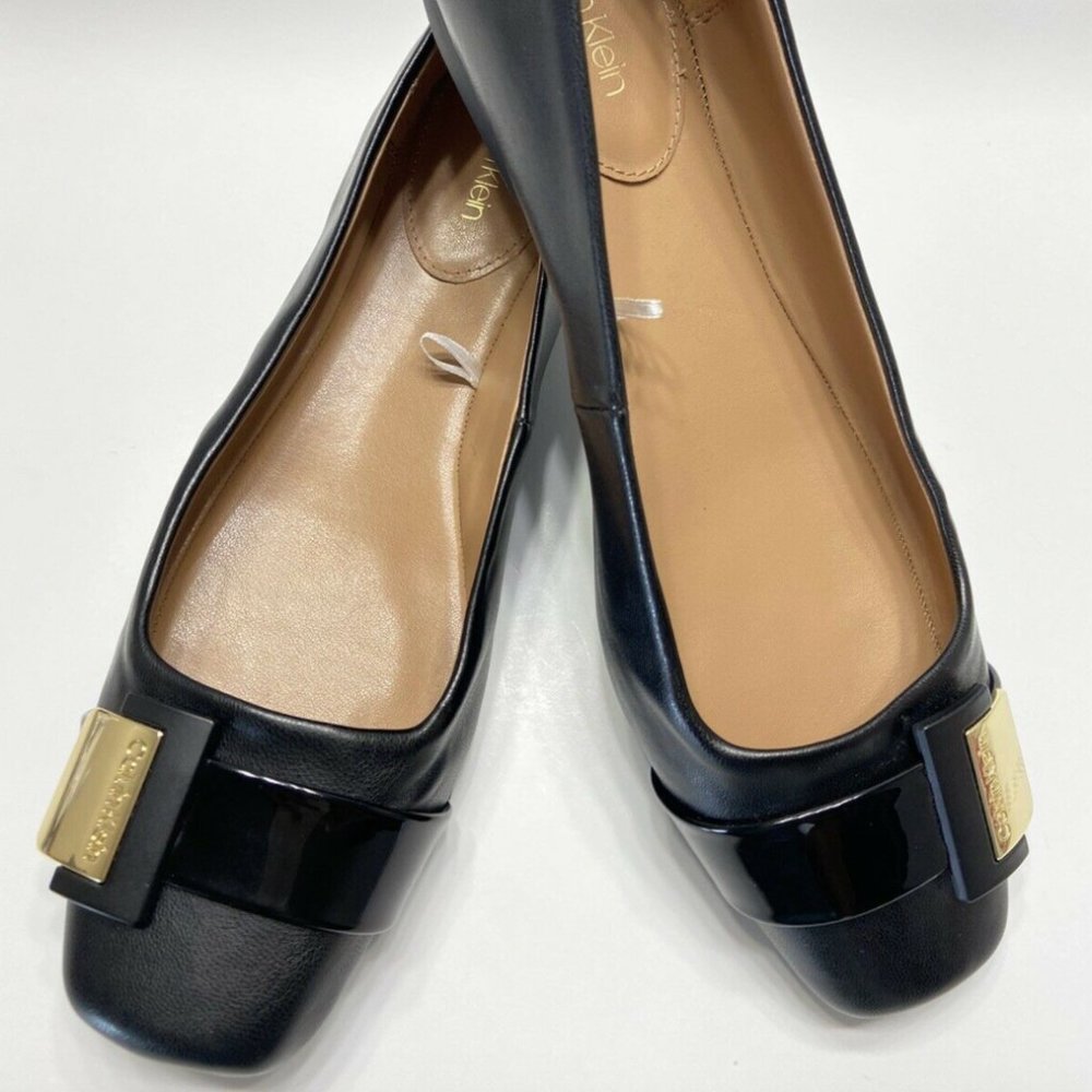 Leather Calvin Klein Pacita Ballet Flats